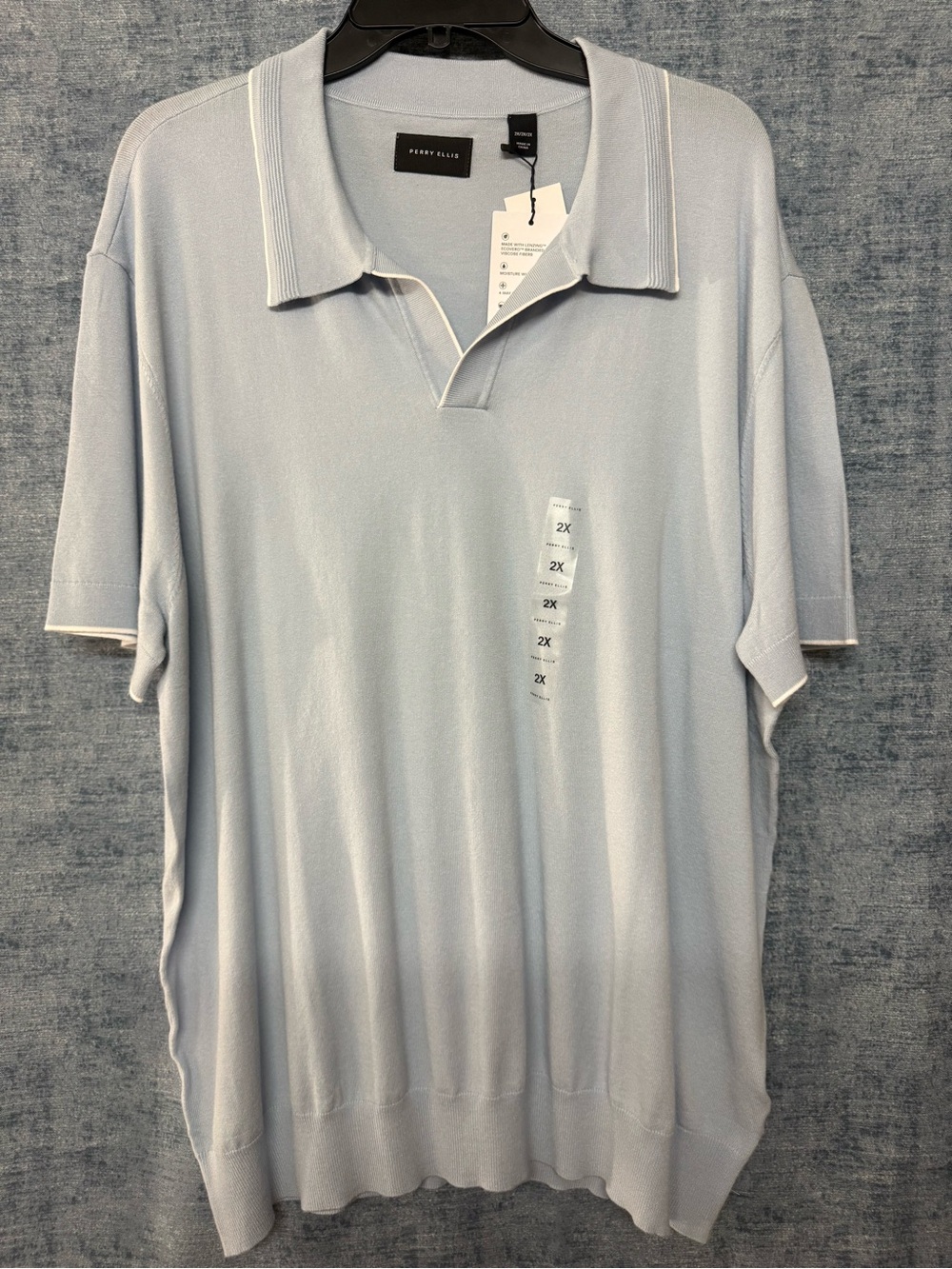 Perry Ellis Men’s 2XL Short Sleeve Polo Shirt